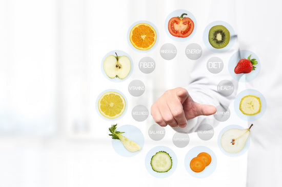 A person choosing fruits 