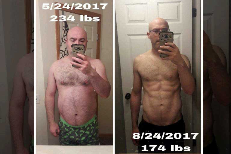 Ben's Transformation Photos