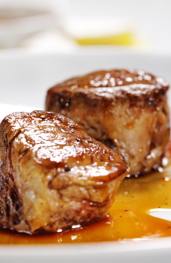 Braised Mushrooms and Veal