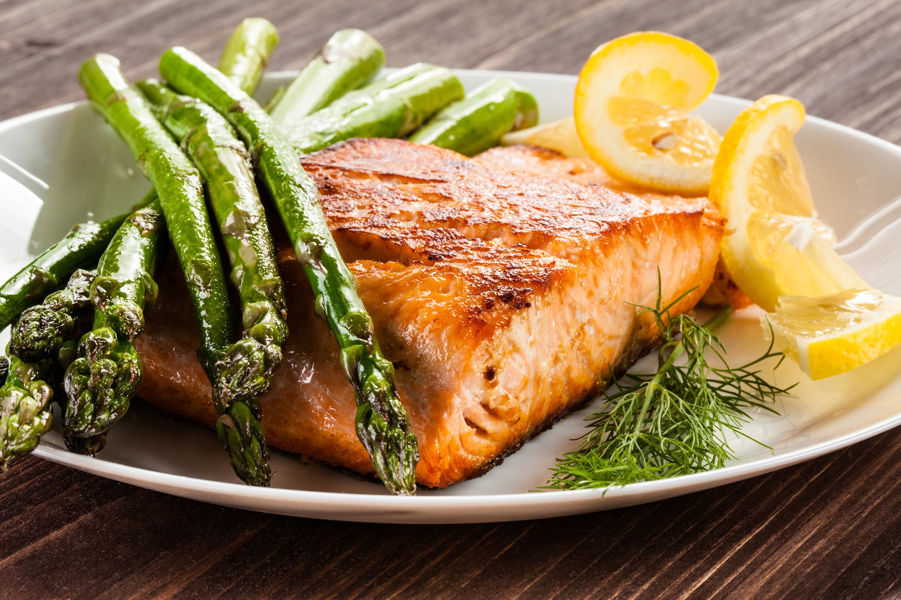 Buttery Salmon & Asparagus
