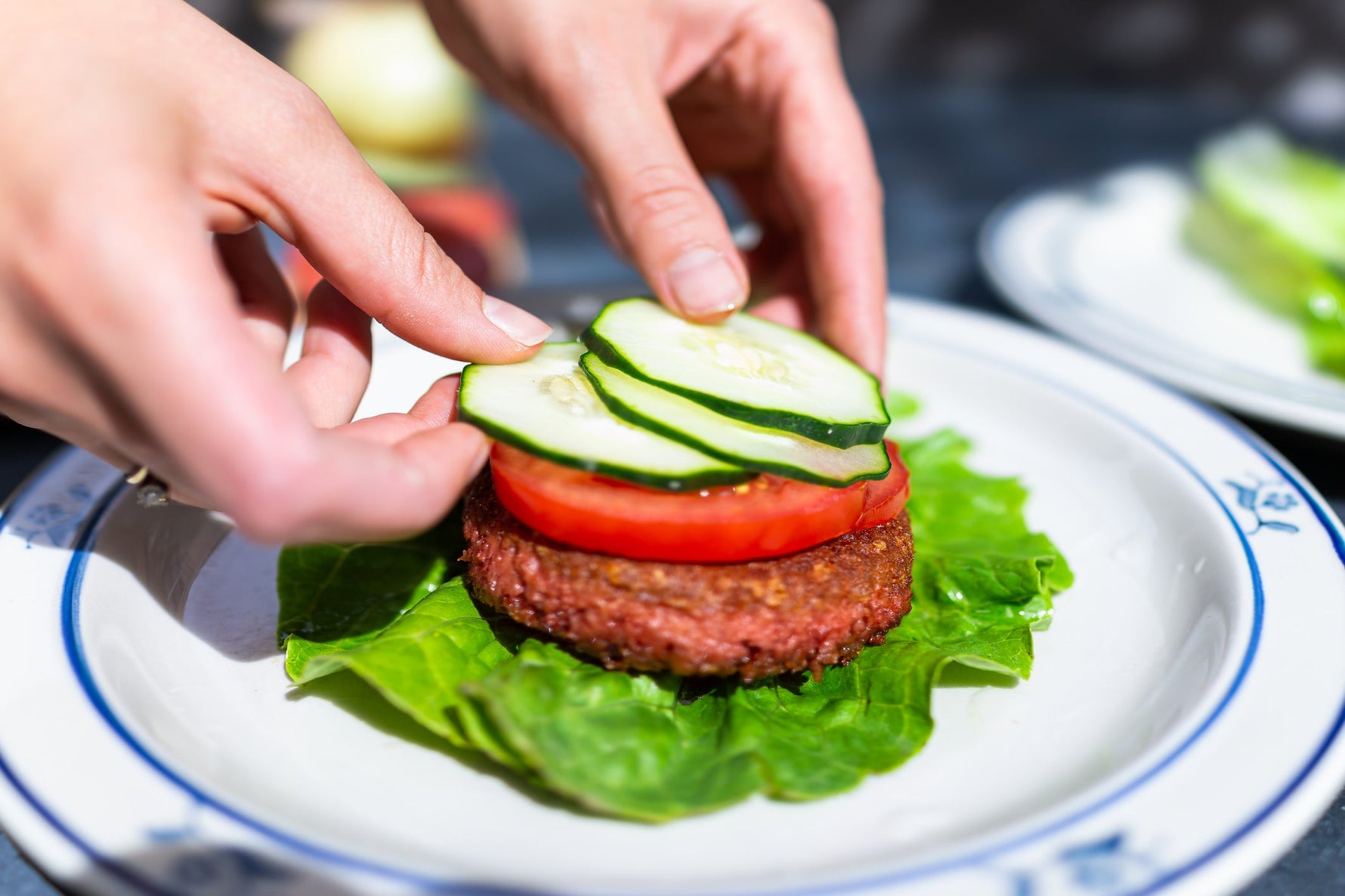Greek Style Beef or Bison Burgers