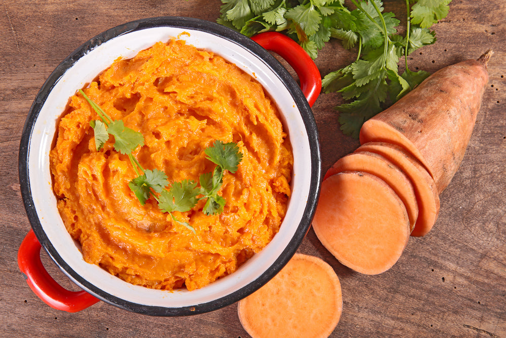 Sweet Potato Mash with Indian Spices