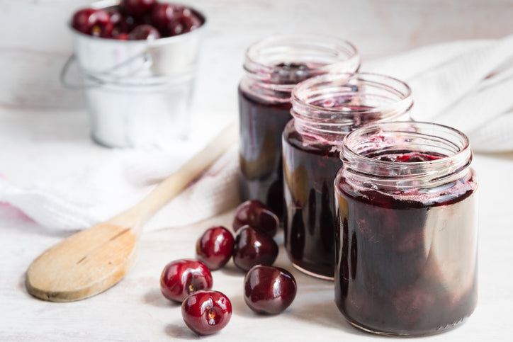 Sweet Black Cherry Gelatin Dessert