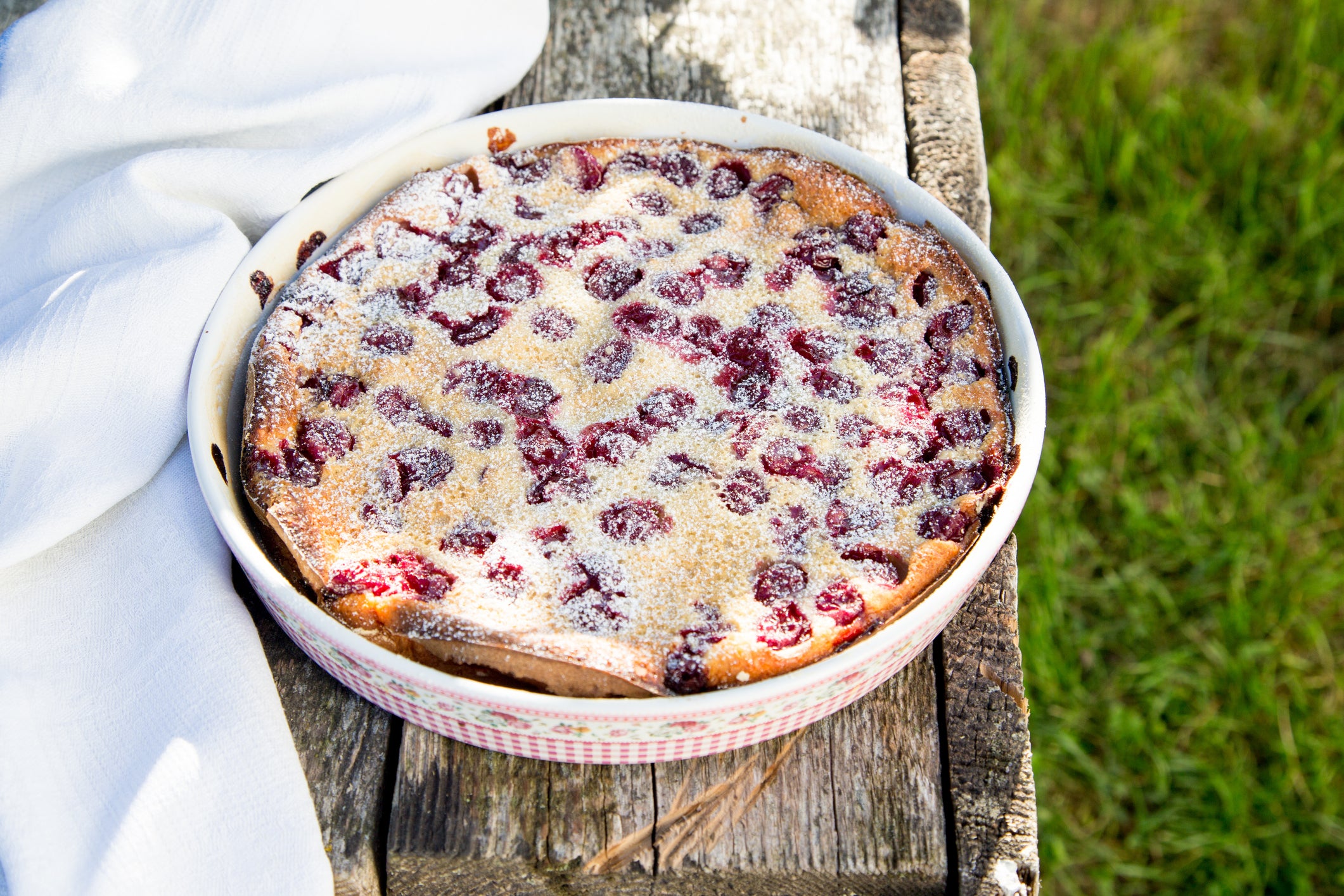 Cherry Almond Clafoutis
