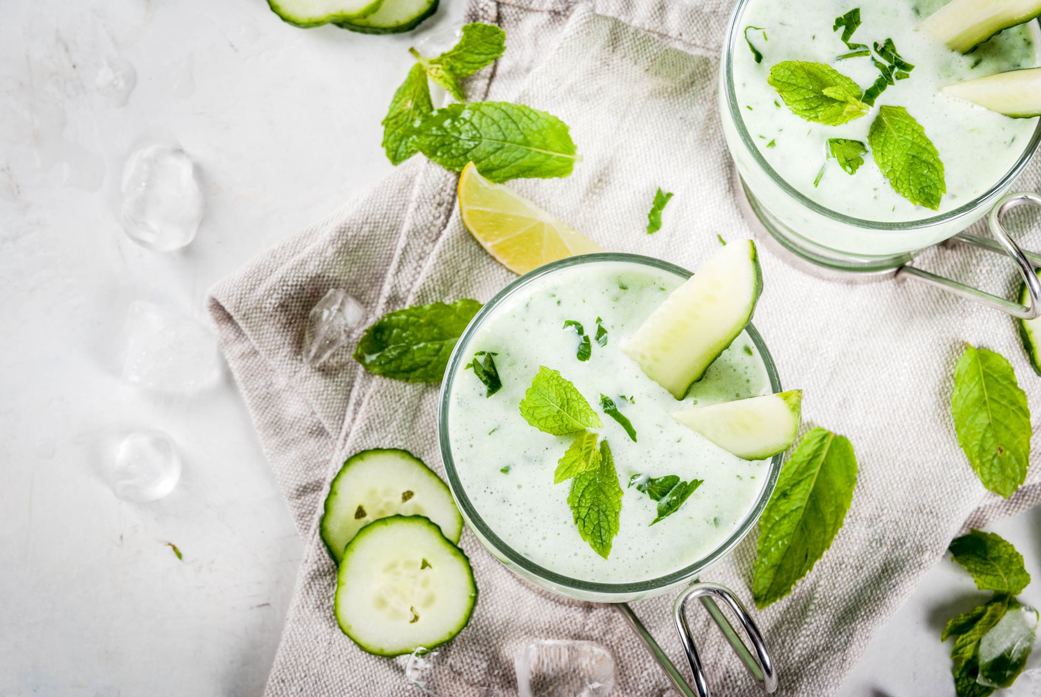 Cucumber Melon Gazpacho