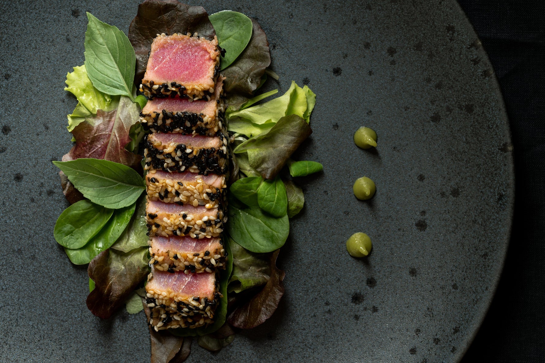 Ahi Tuna with Tahini Lime Sauce