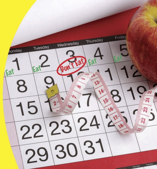 Calendar with measuring tape