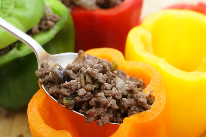 Stuffed bell peppers