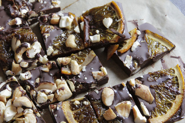 Chocolate Orange Cashew Bark... WOW!