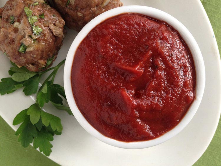 Bowl of cocktail sauce