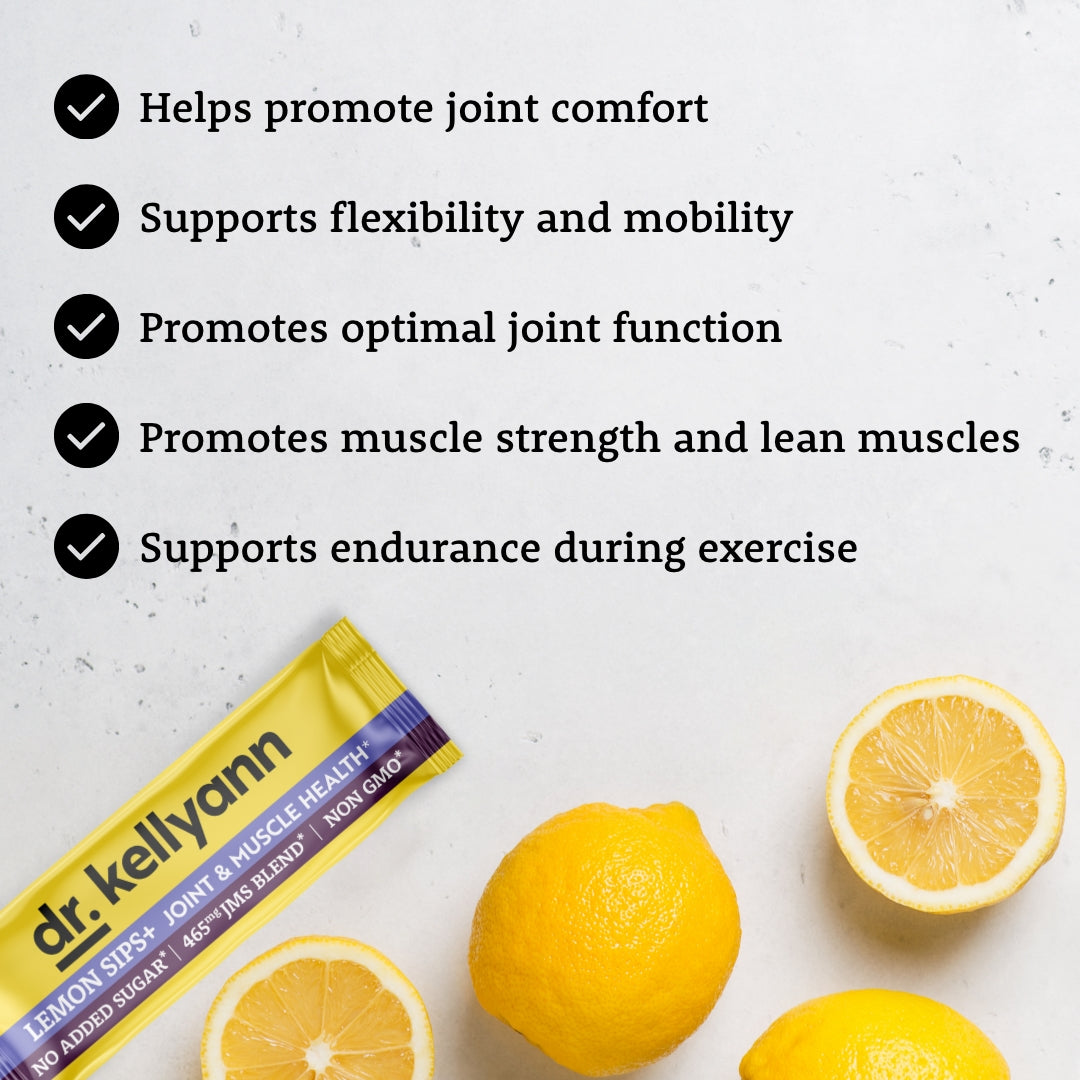 Lemon Sips + Joint and Muscle Health