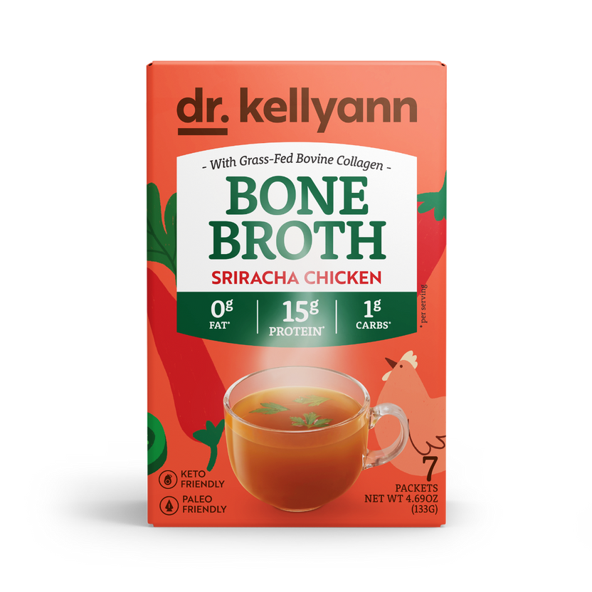 Sriracha Chicken Bone Broth Dr. Kellyann's Bone Broth Collagen Protein