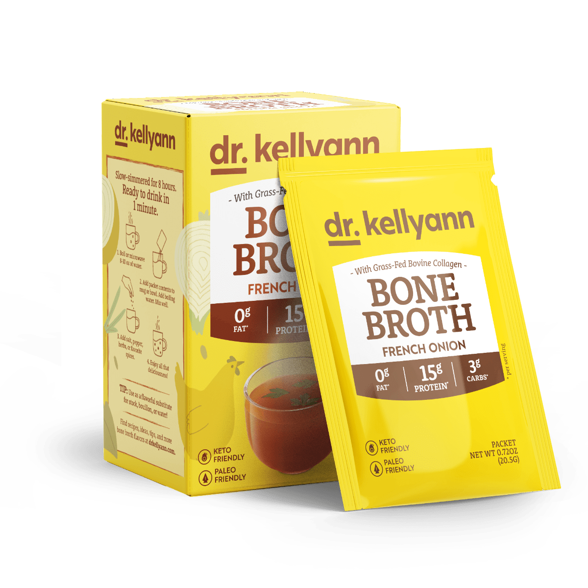 • Nourish Your Body And Soul With Dr. Kellyann's French Onion Bone Broth