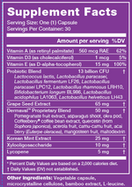 Bellabiotics Supplement Facts