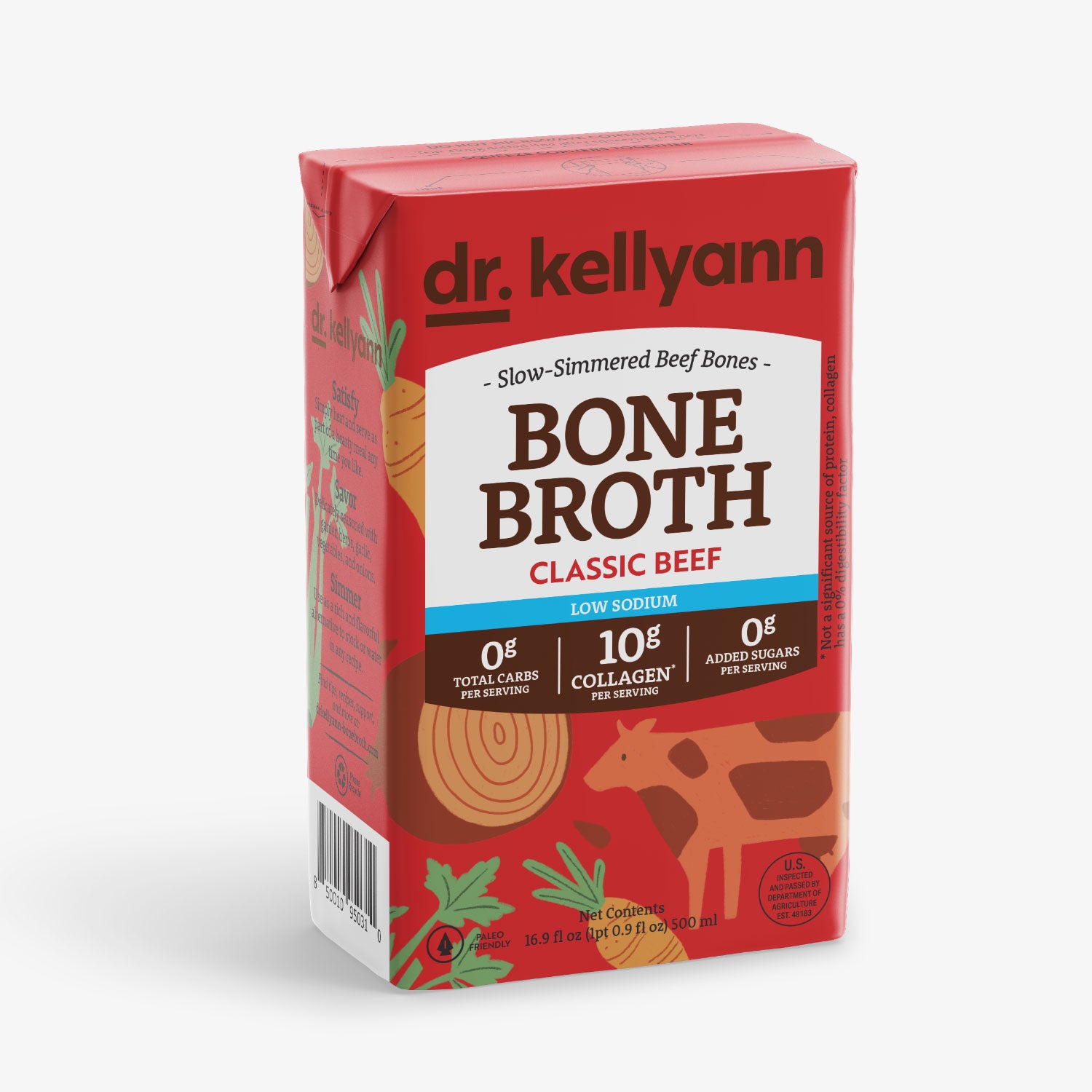 Bone Broth Liquid - Classic Beef Low Sodium