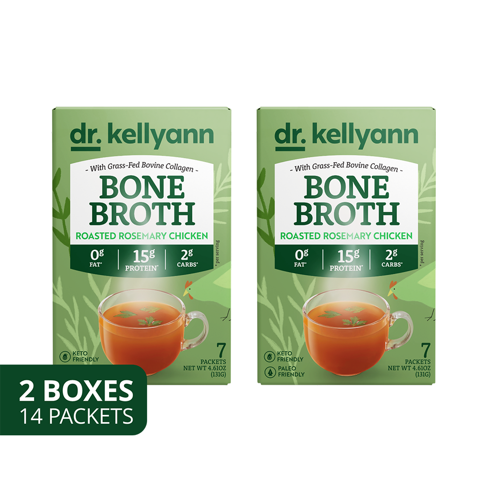 2 Packs of Roasted Rosemary Chicken Bone Broth