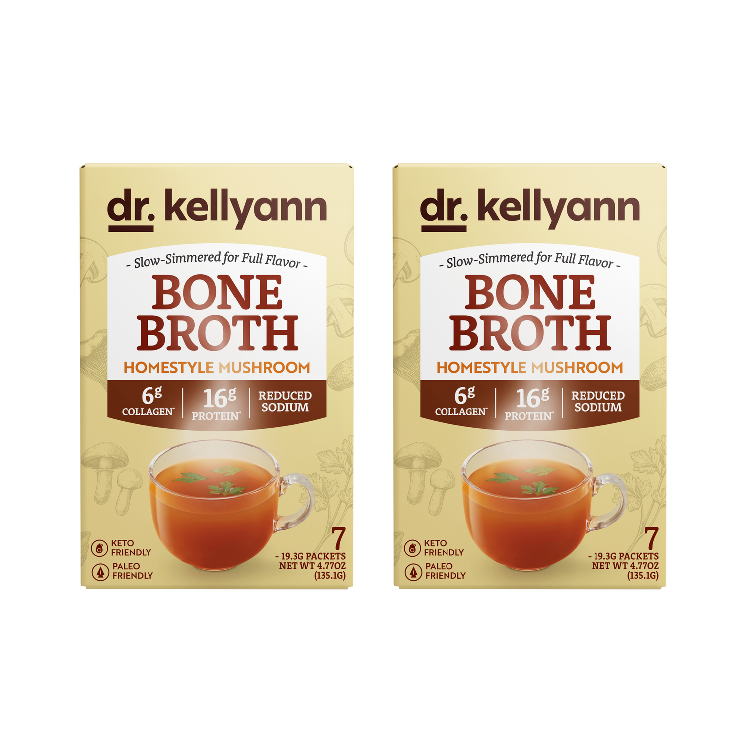 Homestyle Mushroom Bone Broth