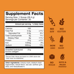 Salted Caramel Bone Broth Protein Powder Supplement Facts