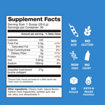 Vanilla Bone Broth Protein Powder Supplement Facts