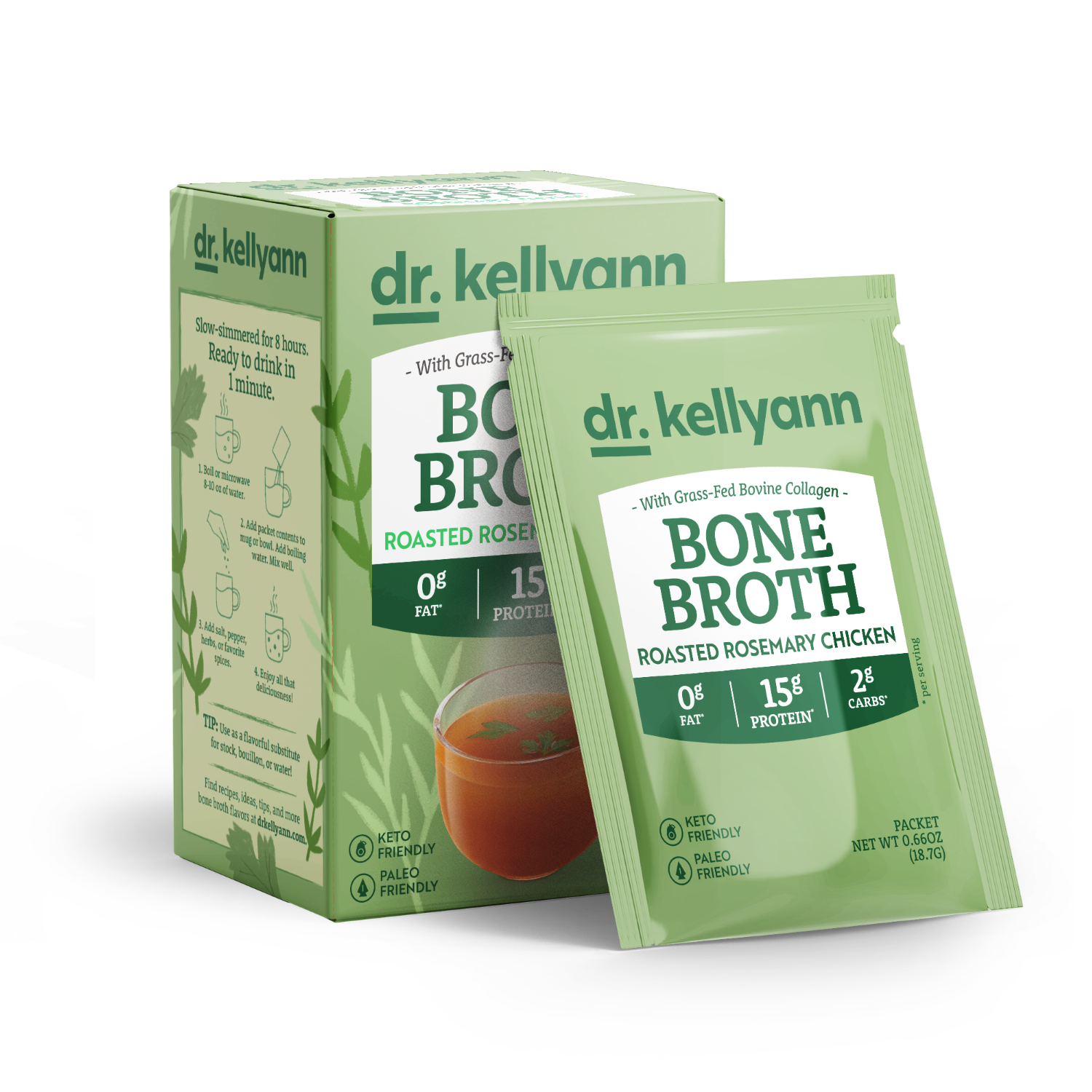 Roasted Rosemary Chicken Bone Broth