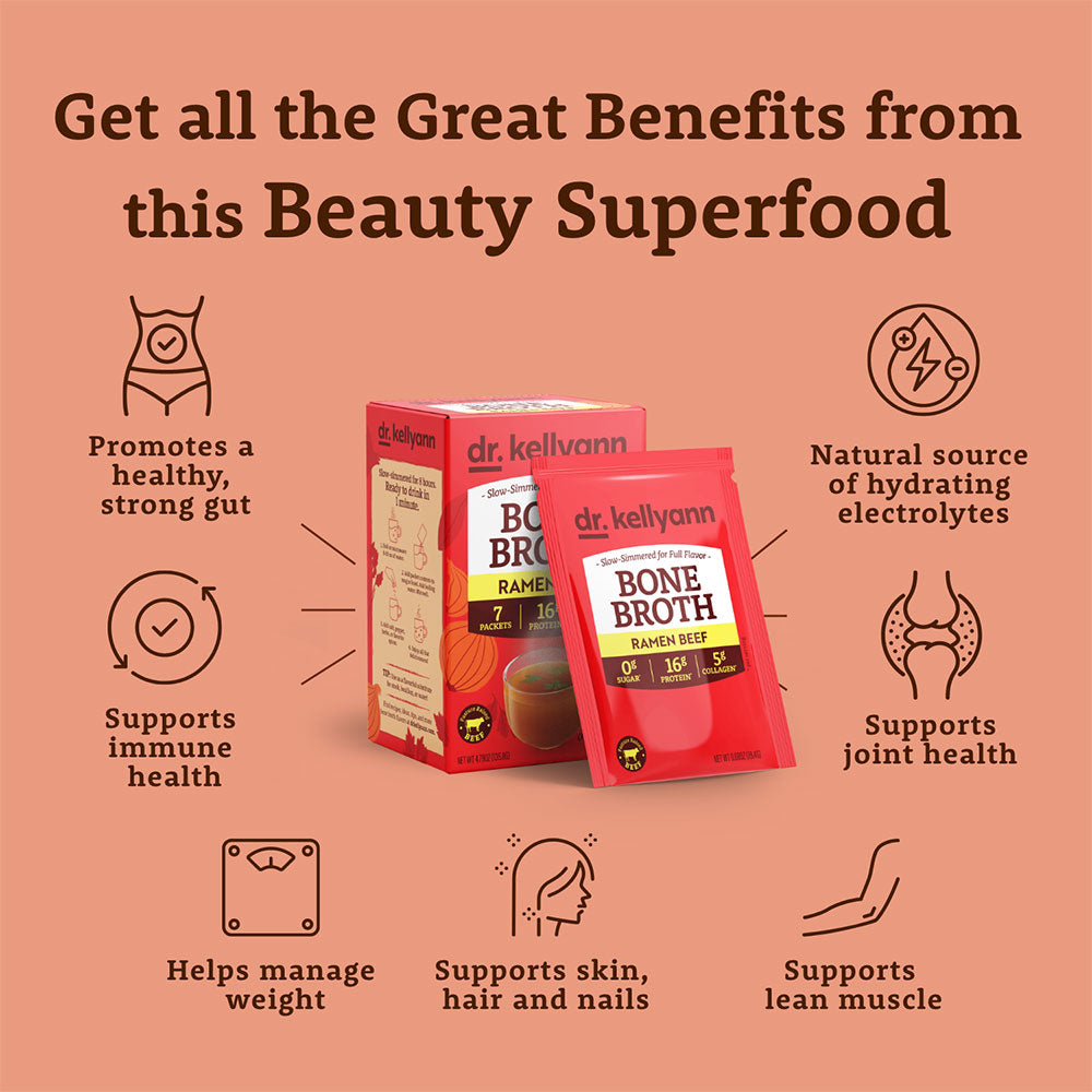 Dr. Kellyann Bone Broth Ramen Beef Benefits