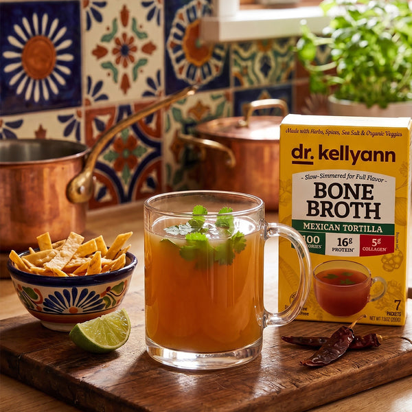 Mexican Tortilla Bone Broth | Collagen-Rich Broth Powder | Dr