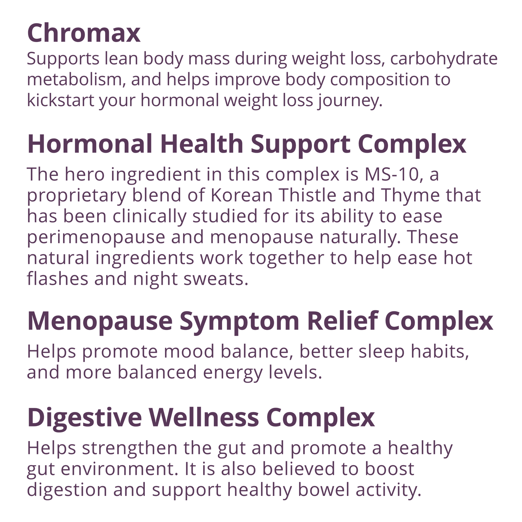 Dr. Kellyann &ME Peri + Menopause Benefits