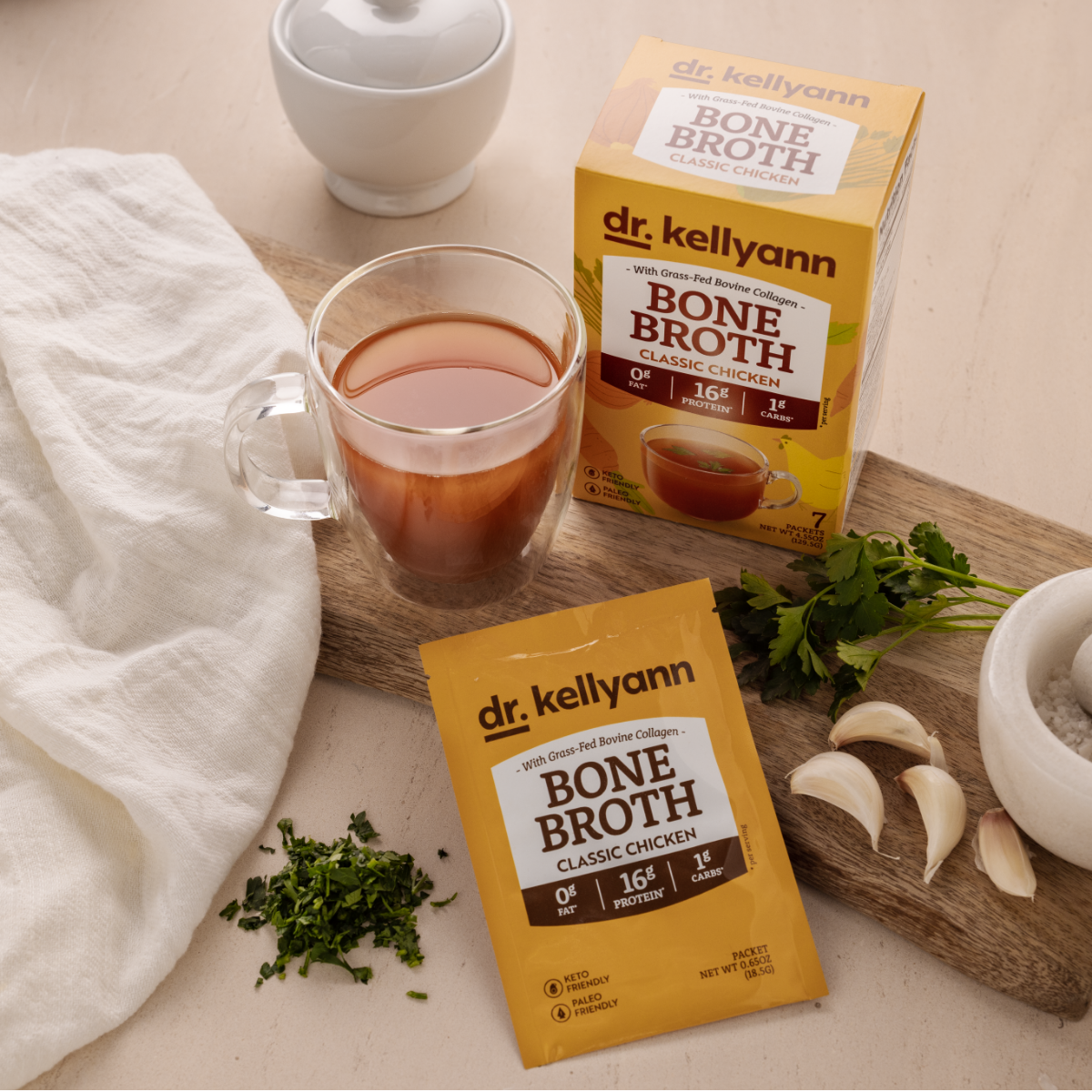 Classic Chicken Bone Broth | Dr. Kellyann