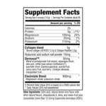 Supplemetn Facts Dr. Kellyann Lemon Sips 