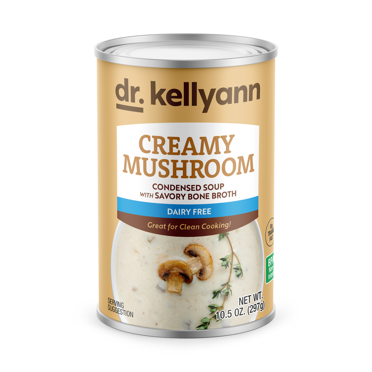 Creamy Mushroom Bone Broth Soup Dr. Kellyann