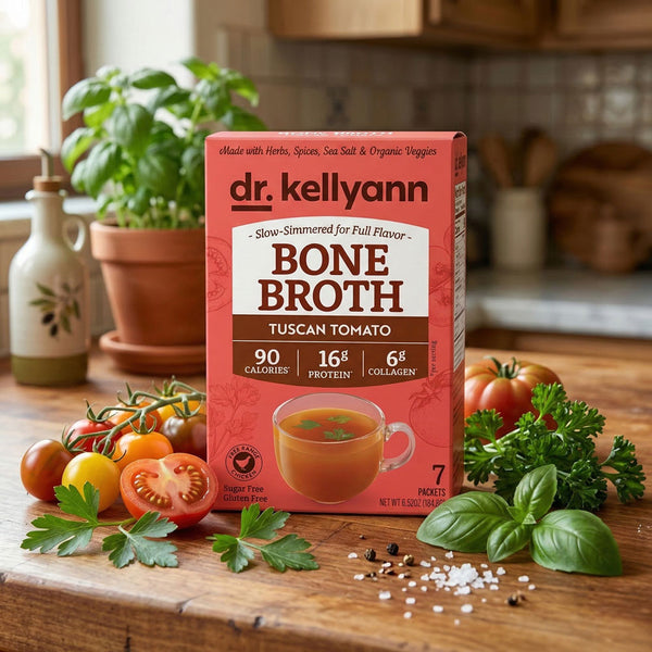 【限定セール】The Beautools TBFP-02G Tuscan Tomato Bone Broth | Collagen-Rich Broth Powder | Dr. Kellyann