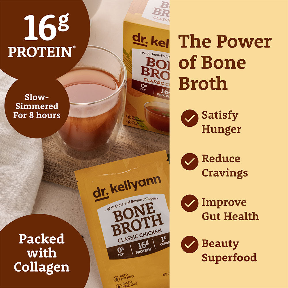 Dr. Kellyann Classic Chicken Bone Broth Benefits