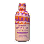 Dr. Kellyann Harmony Liquid Daily Multivitamin bottle with colorful design on a white background