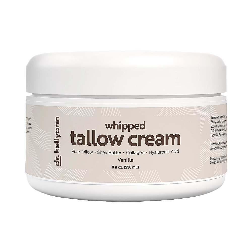Dr. Kellyann Whipped Tallow Balm jar - grass-fed beef tallow moisturizer