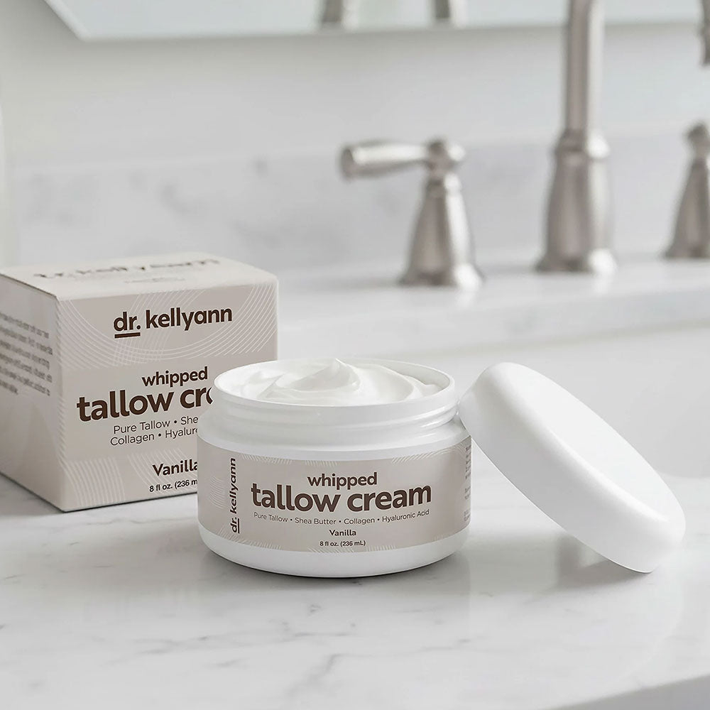 Whipped Beef Tallow Cream for Face & Body | Dr. Kellyann