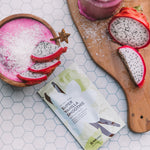 Package of Super Vanilla Smoothie on a table 