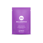 Purple packet of DKA Bellabiotics supplement on a white background