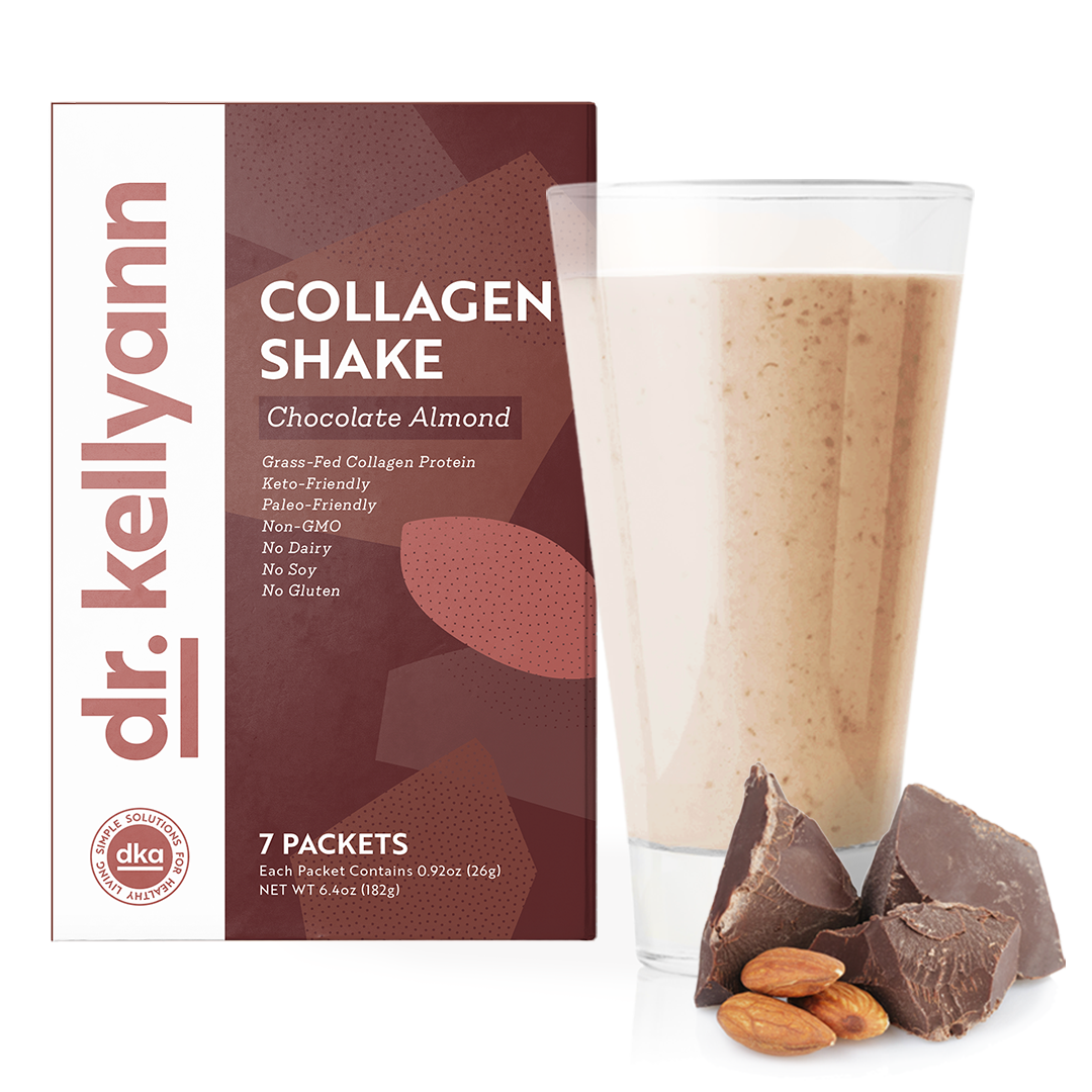 Chocolate Almond Collagen Smoothie | Dr. Kellyann Chocolate Almond Collagen Smoothie | Dr. Kellyann