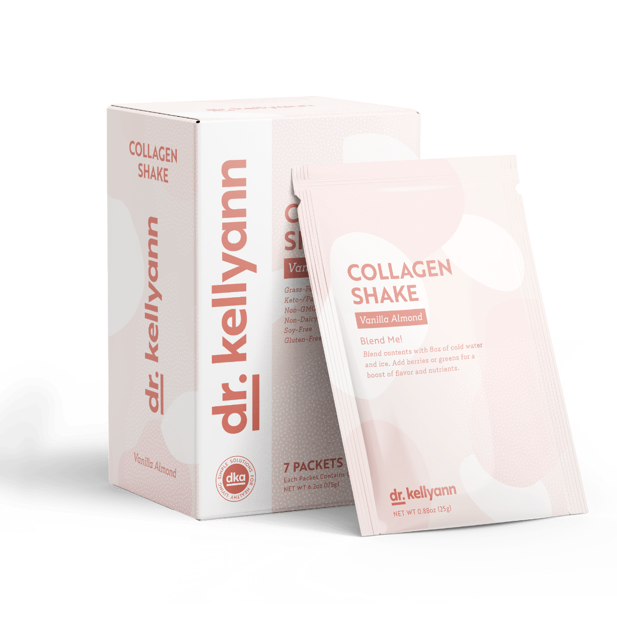 Collagen Protein Shake - Vanilla Almond | Dr. Kellyann