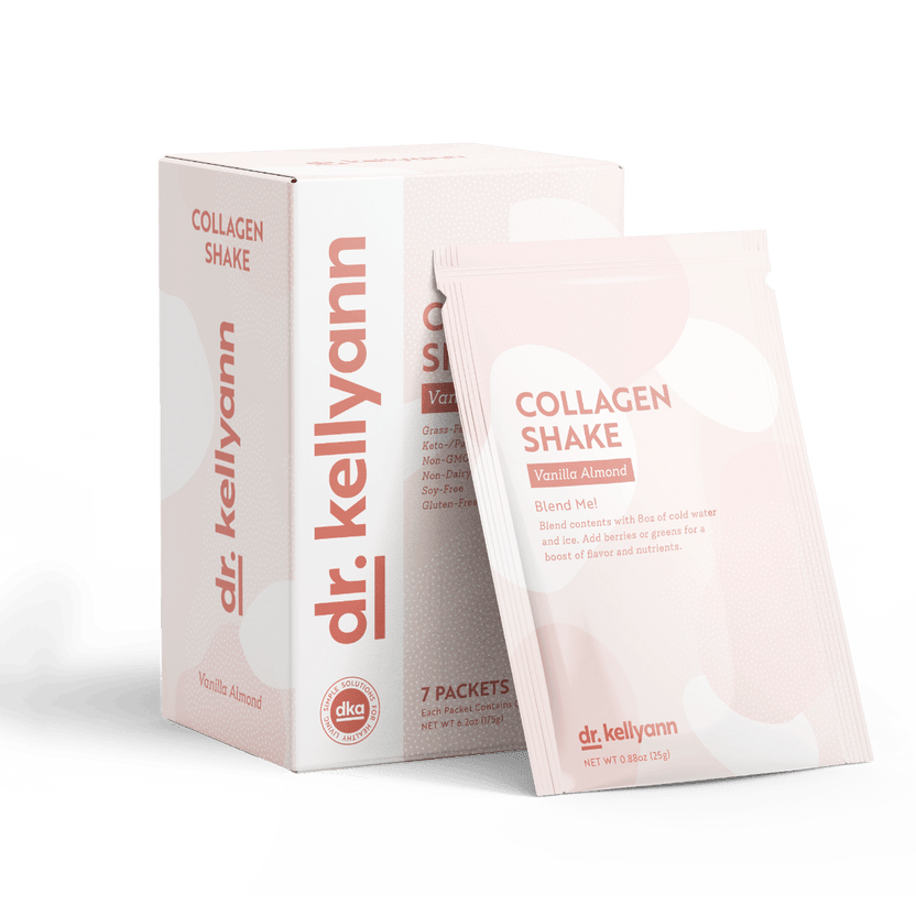 Collagen Protein Shake - Vanilla Almond | Dr. Kellyann