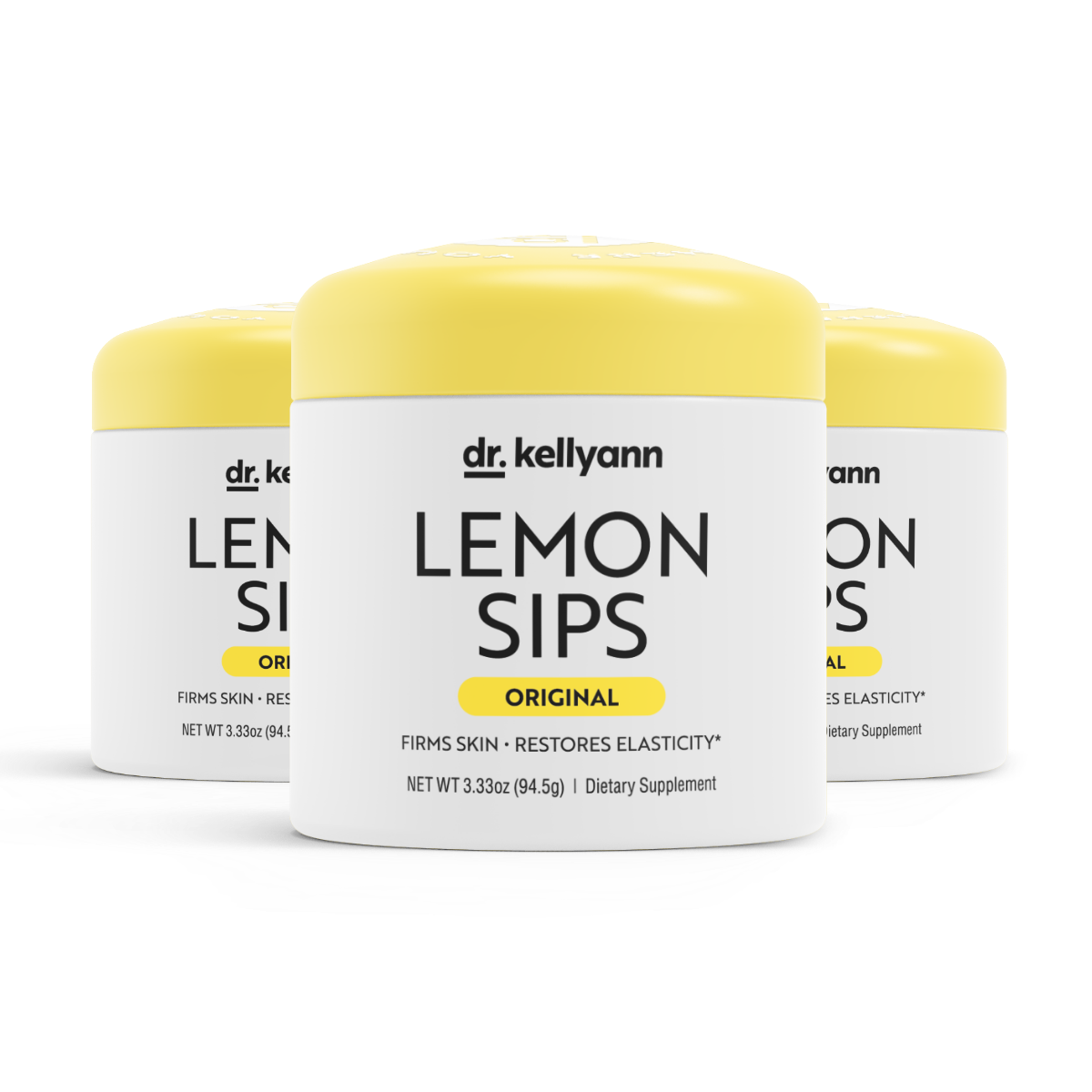 3 Containers of Lemon Sips