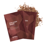 Chocolate Almond Collagen Shake Packet Spilling