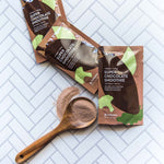 3 Packages of Super Chocolate Smoothie with spoon 