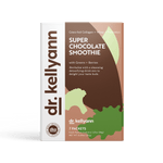 Dr. Kellyann Super Chocolate Smoothie packaging on a white background
