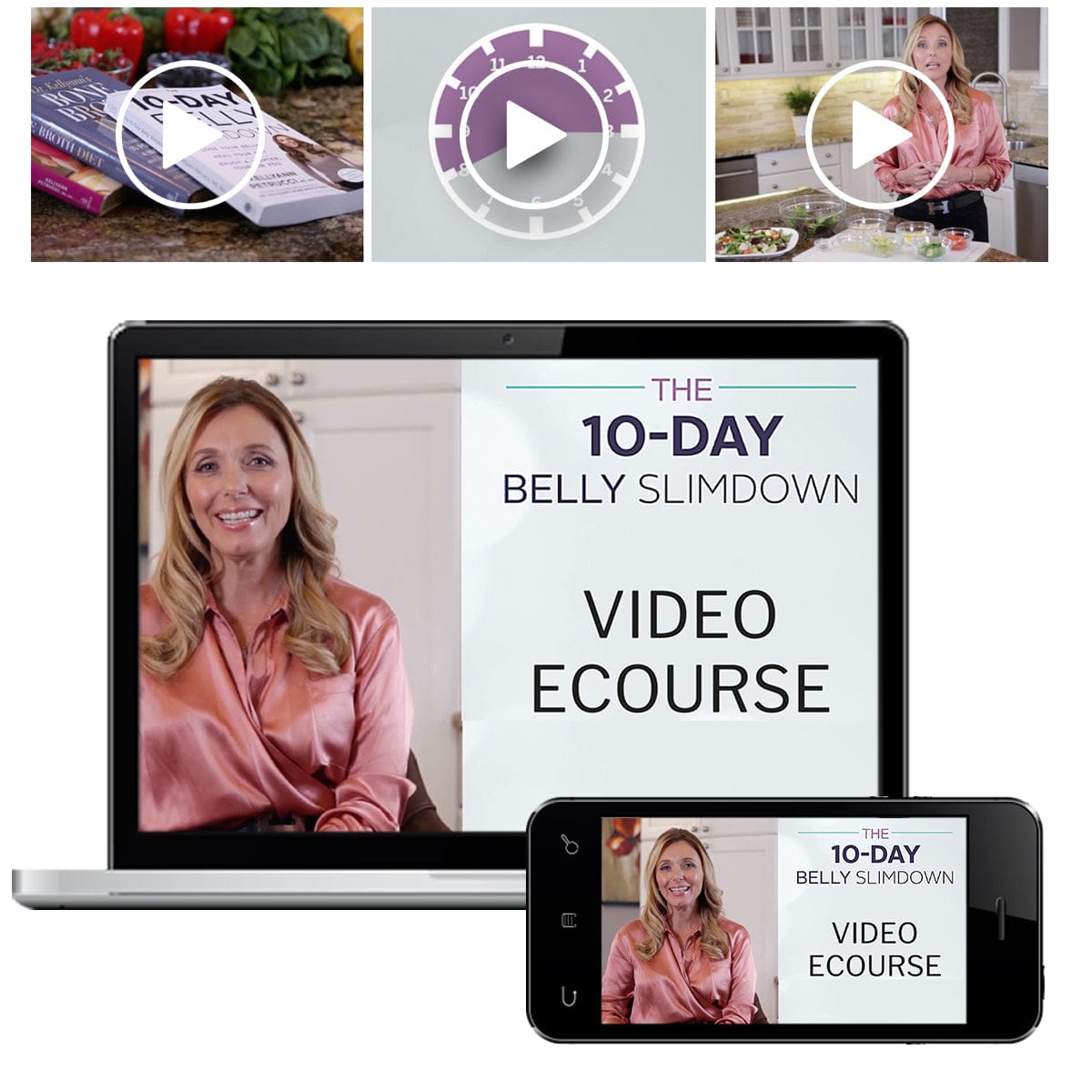 10-day video ecourse belly slimdown