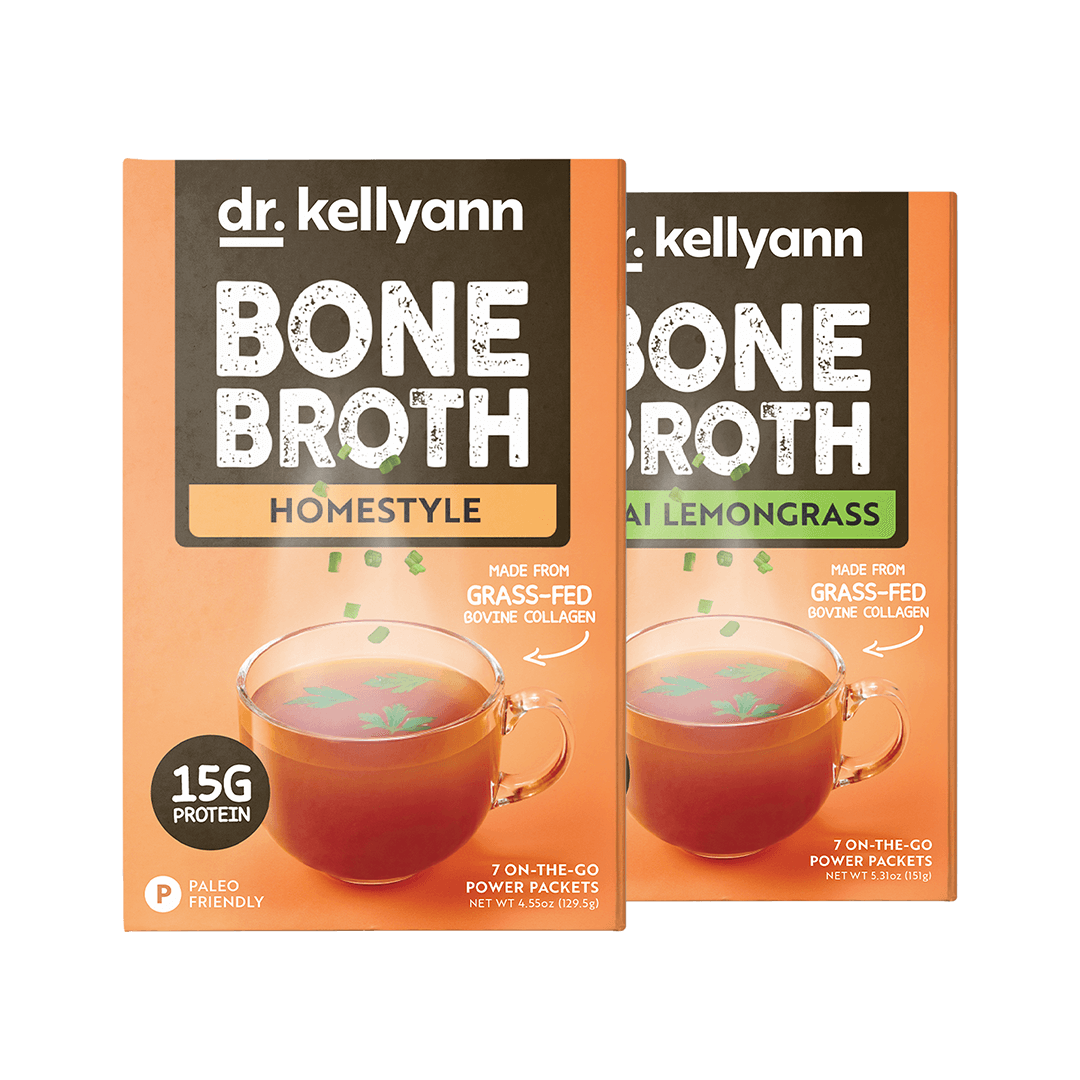 Dr. Kellyann's Bone Broth - Homestyle + Thai Lemongrass