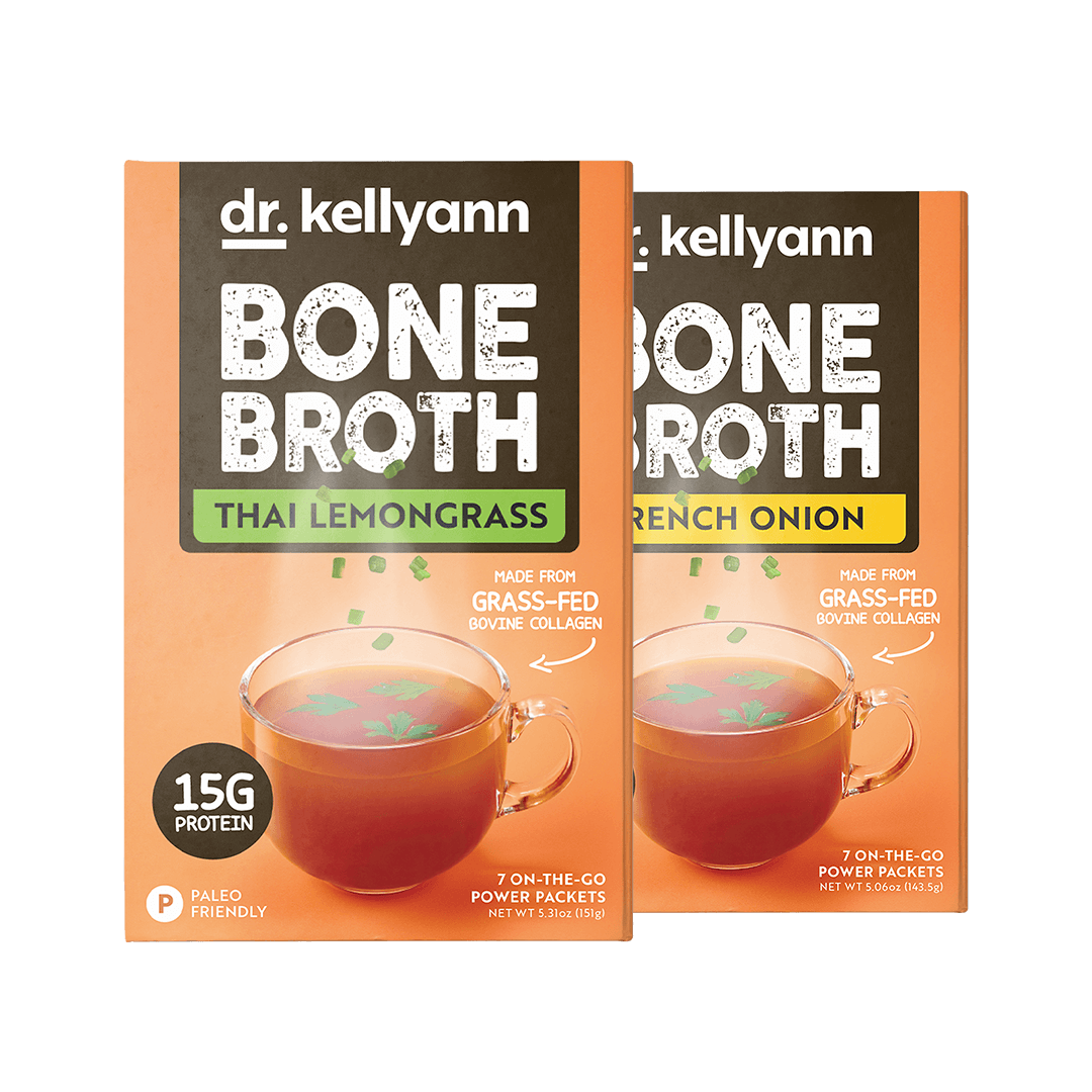 Dr. Kellyann's Bone Broth - Thai Lemongrass + French Onion