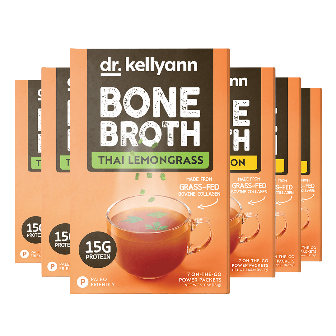Dr. Kellyann's Bone Broth - Thai Lemongrass + French Onion